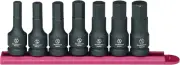 7 Pc. 1/2" Drive Hex Bit Impact Socket Set, Metric - 84940