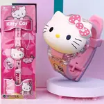 HELLO KITTY手錶   凱蒂貓兒童手錶  卡通發光手錶   翻蓋音樂手錶