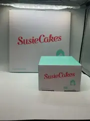 SusieCakes Cake Stand - Top & Base - Light Blue