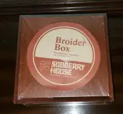 Sudberry House Walnut Box 6 1/4” x 2 1/2” New Needlework Display Jewelry Nice