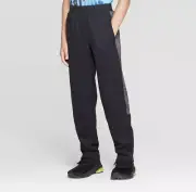 Boy's Textured Tech Fleece Slim Fit Pants - C9 Champion (Black, S)