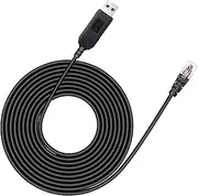Hodeoo USB to RJ11 Radar Detector Power Cable,DC5V-12V Power Cable Replacement for Escort, Uniden, Radenso XP, Beltronics & Whistler Radar Detectors (13FT Length)