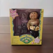 Rare Cabbage Patch Kids Pop Star Collection Gold Black Outfit Mini Doll 7.5"H