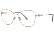 Jimmy Choo JC304 000 Eyeglasses Frame Women's Rose Gold Full Rim Oval Shape 56mm