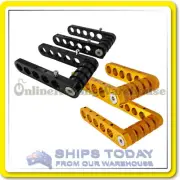 GO KART PEDAL EXTENSION SET FOR COMMON BAR STYLE PEDALS BLACK and GOLD