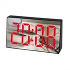 LED Alarm Clock Digital Snooze Table Clock Light Time Temperature2963
