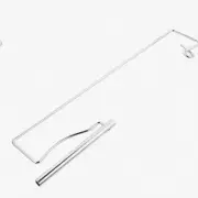 StitchMaster Adjustable Metal Embroidery Stand & Thread Holder - Universal Singl