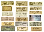 V112 Old Vintage Antique Violin Fiddle Maker Set of 18 Labels NICE!