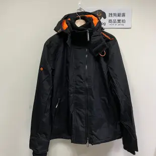 跩狗嚴選 獨家新款 黑橘 新色 極度乾燥 Superdry 經典款 男款 三排拉鍊 防風 風衣 外套 刷毛保暖