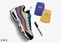 在飛比找Yahoo!奇摩拍賣優惠-NIKE AIR MAX 95 BHM 氣墊 黑人月 彩虹 