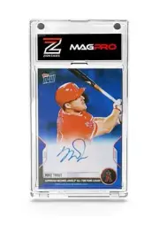 (10 Count) Zion Mag Pro Ultra Clear 100pt Magnetic Card One-Touch Holders Cases