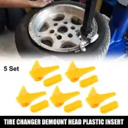5 Set Motorcycle Tire Changer Demount Head Plastic Insert 2.17"x1.14"x0.98"
