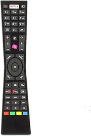 Replacement Remote Control Compatible for JVC LT-43C775 43" Smart LED TV with Built-in DVD Player