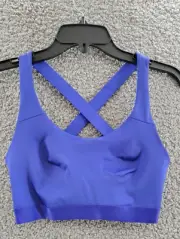 B.tempt'd by Wacoal B.Active Sport Crop Women's S Spectrum Blue Scoop Neckline