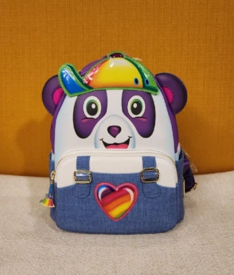 Loungefly Lisa Frank Panda Painter Cosplay Mini Backpack NEW