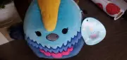 NWT Squishmallows 8” MELROSE Blue Colorful Cassowary Flightless Bird Plush
