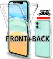 360 Clear Case For iPhone 16 15 14 13 12 11 Pro XS Max XR X Full Cover Silicone