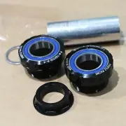 PROFILE RACING BMX EURO EXTERNAL BOTTOM BRACKET KIT BLACK 22mm OUTBOARD