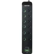 JACKSON RAP6S Raptor 6 Way Individually Switched Powerboard With 30W Pd USB-C 30W Qc USB-a