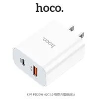 在飛比找蝦皮商城優惠-hoco C97 PD20W+QC3.0 悟原充電器(US)