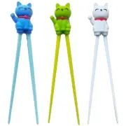Cute Tableware Learning Training Helper Chopsticks for Kid Beginner Adult (3p...