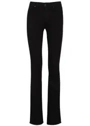 Paige Manhattan Bootleg Jeans - Black - W26 W26