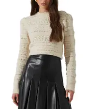 Astr the Label Pelloni Crewneck Sweater
