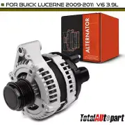 Alternator for Buick Lucerne 2009 2010 2011 V6 3.9L OHV 140Amp 12V CW 6 Pulley