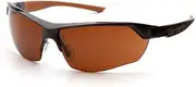[CARHARTT] Braswell Anti-Fog Safety Glasses Eye Protection, Black Frame, Bronze Lens