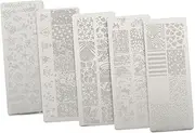 SAFIGLE 5Pcs Nail Art Stamps Kit Summer Animal Nail Stamping Plates Quality Templates for Nail Polish Easy Transfer Stencils for Manicure