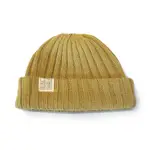 RD-H-10-RIBBED BEANIE 羊毛毛帽 芥黃色
