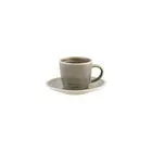 6x Moda Chic Espresso Cup 90mL & Saucer 115mm Porcelain Coffee Tea Cafe Crockery