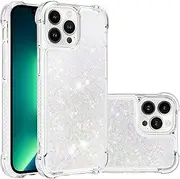 Case for iPhone 12 Pro Max 6.7", Lovely Elegant Bling Quicksand Sparkle Shiny Glitters Premium Fashion Shockproof Cover Case for iPhone 12 Pro Max 6.7"-Color#4