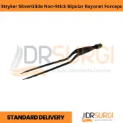 Stryker SilverGlide Non-Stick Bipolar Bayonet Forceps 0.7 mm With Cable