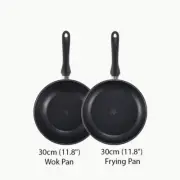 30cm(11.8") Frying Wok Pan Set Happycall HC Complete Titanium IH Induction Korea
