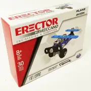 MECCANO ERECTOR PLANE ENGINEERING & ROBOTICS TOY 30 PARTS TOOLS INCLUDED 8+ YEAR