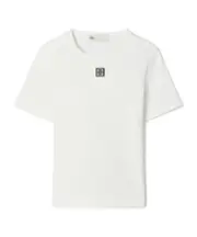 Tory Burch Rib T-Shirt S,XL,XS,L,M Snow White