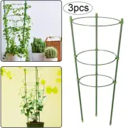 3X Adjustable Garden Climbing Trellis Ring Tomato Stand Cage Plant Support Cage