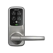Lockly Satin Nickle Lux Compact Mortice Smart Lock