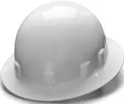 Pyramex Safety SL Series Sleek Shell Hard Hat White Full Brim
