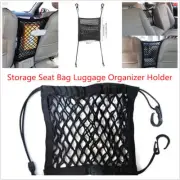 Car Seat 2 Layers Storage Mesh/Organizer Cargo Elastic Net & Hook Pouch Holders (for: Subaru)