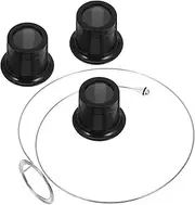 ARTSEWPLY Compact Watchmaker Loupe Magnifier Light 4pcs Loop for Jewelers Glass Watchmakers Clip-on Design