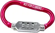 WHAMVOX 1pc Digital Password Luggage Lock for Suitcases Carabiner Combination Lock Easy Password Setting Random Color