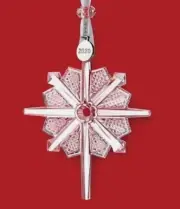 WATERFORD Crystal 2020 SNOWSTAR Snow Star Christmas Ornament # 1055097