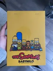 A BATHING APE THE SIMPSONS babymilo Note Book 20.5×14.7×0.9cm yellow bape New