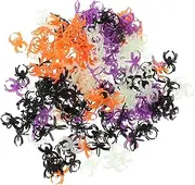 ibasenice Innovative Spider Finger Ring Plastic Toys for Halloween Hallowmas Party Decorations