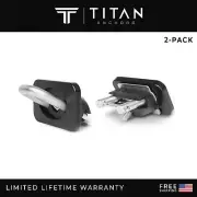 Retractable Truck Bed Side Wall Tie Down Anchors for 2007-2025 Silverado 3500