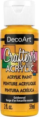 DecoArt Crafter's Acrylic All-Purpose Paint 2oz-Goldenrod DCA-118