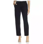 NEW Elie Tahari Womens Alanis Navy Velvet Casual Cropped Pants Sz 10 $268