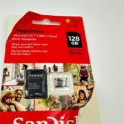 SanDisk 128 GB A1 ImageMate MicroSDXC UHS-I Card With Adapter 100 MB/S Full HD